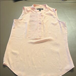 Banana Republic Light Pink Sleeveless Blouse
